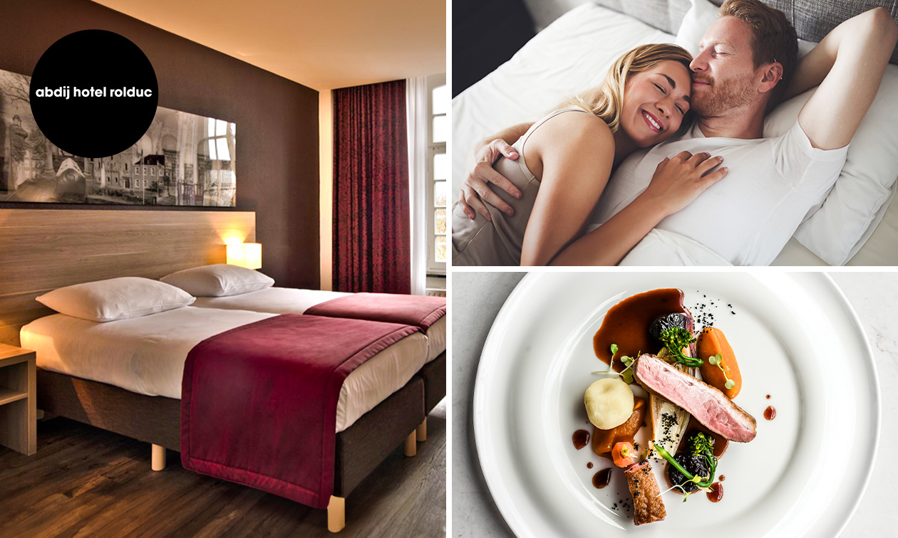 Overnachting voor 2 + ontbijt in uniek abdijhotel in Zuid-Limburg