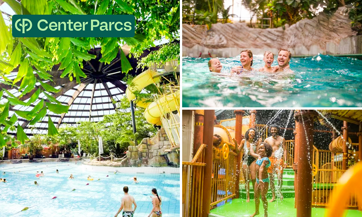 Dagentree zwemparadijs Aqua Mundo Center Parcs De Huttenheugte