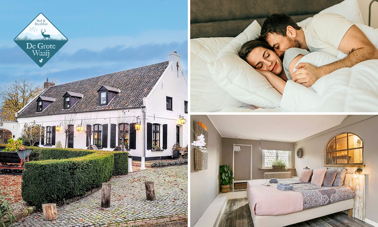 Overnachting voor 2 + ontbijt + evt. dagschotel in Well