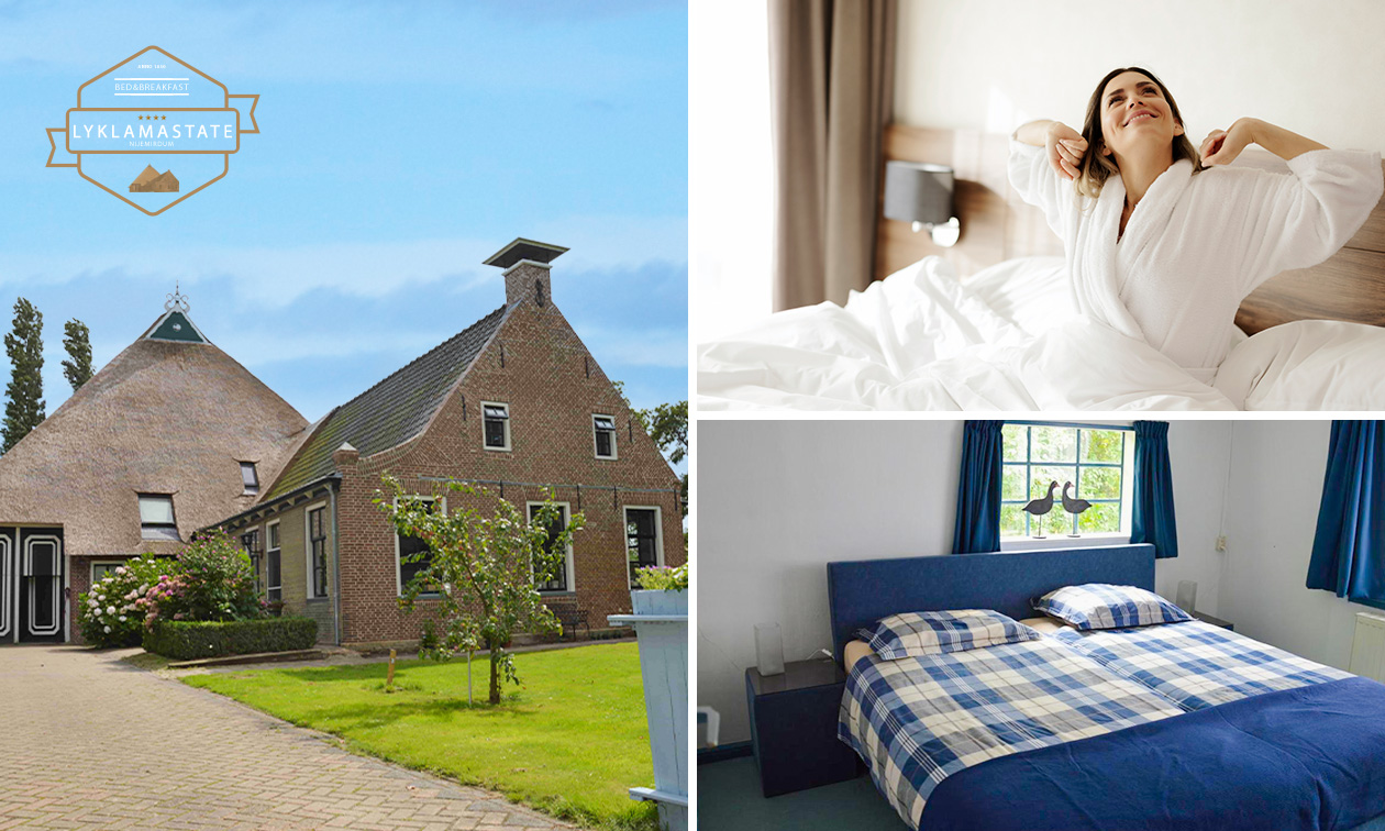 2 overnachtingen voor 2 in kamer of chalet + ontbijt + wijn + late check-out