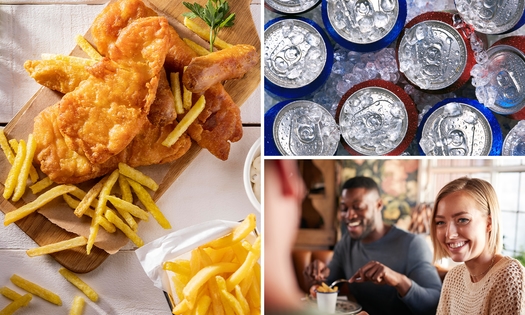 Hoofdgerecht + frisdrank naar keuze bij Bling Bling