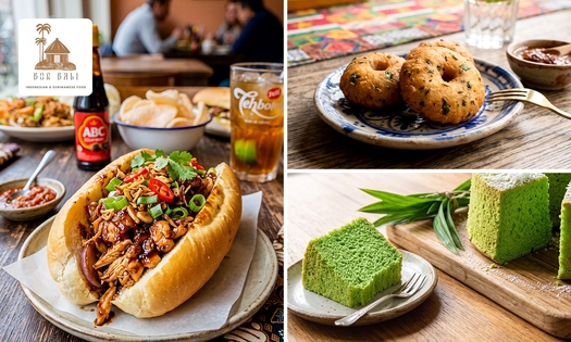 Broodje naar keuze + bara naar keuze + lekkernij voor afhaal of dine-in