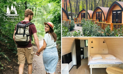 2 overnachtingen voor 2 + ontbijt + bubbels + chocola + e-bikes
