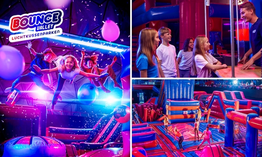 Entree Bounce Valley (2 uur) + sokken + verkoelende slush puppy