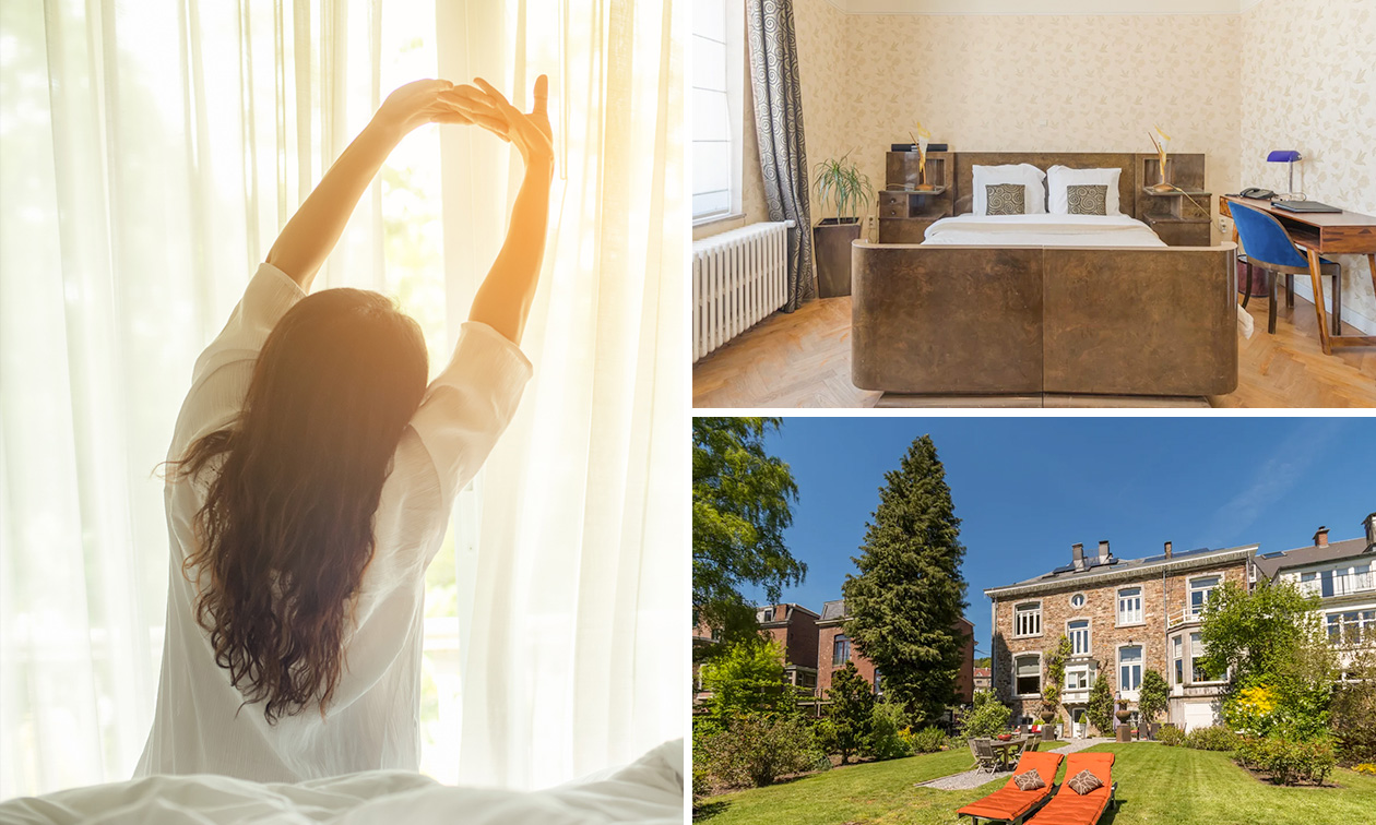 Overnachting voor 2 personen + ontbijt + late check-out in Stavelot