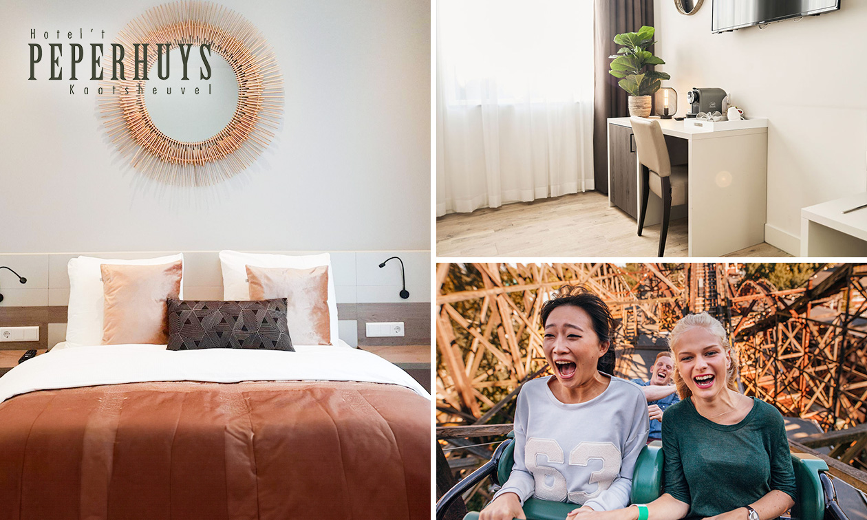 Overnachting voor 2 + ontbijt + Efteling + meer bij Boutique Hotel 't Peperhuys