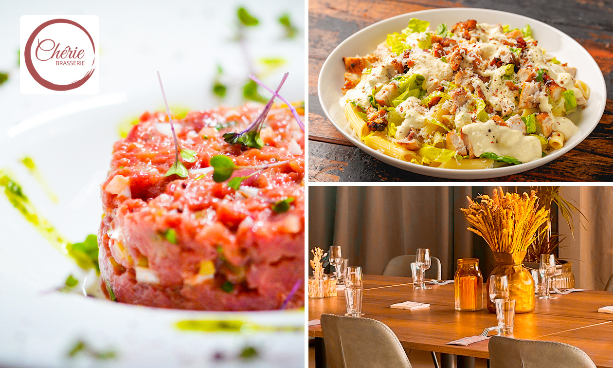 2- of 3-gangenlunch of -diner à la carte