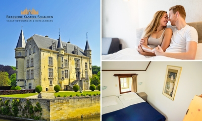 Overnachting(en) voor 2, 3 of 4 personen + ontbijt + drankje + late check-out bij Valkenburg