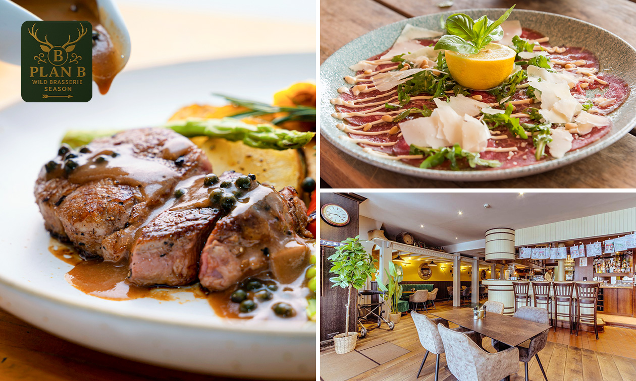 3-gangenlunch of -diner à la carte bij Brasserie Plan B