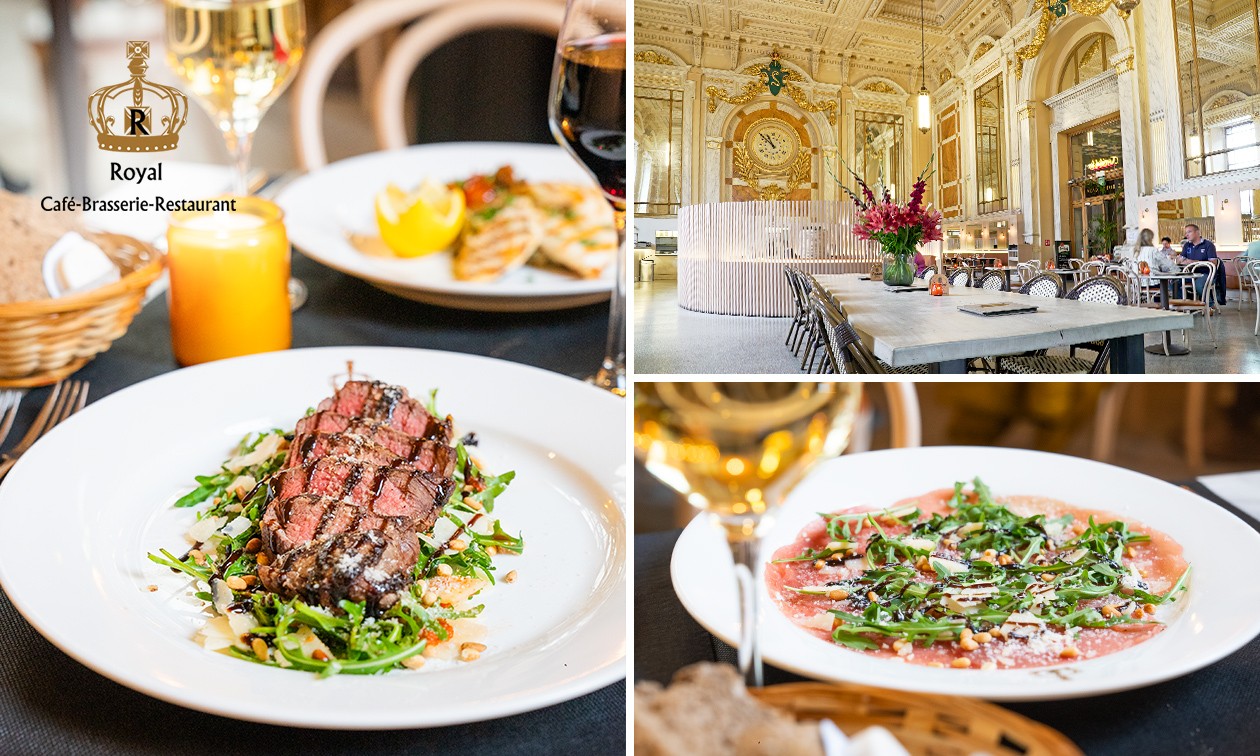 3-gangen keuzediner bij Brasserie Royal