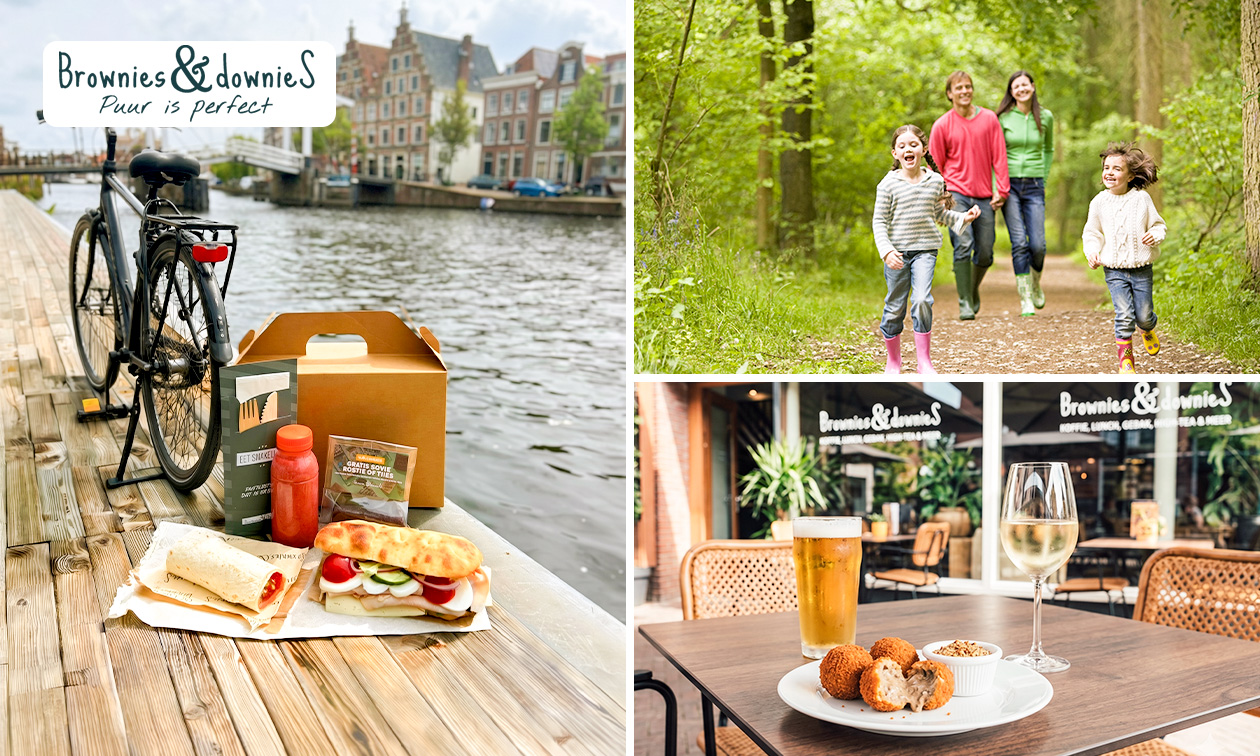 Wandel- of fietsarrangement bij Brownies&downieS in hartje Haarlem