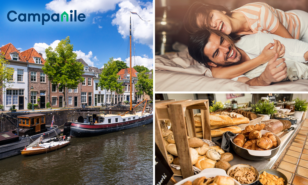 Overnachting voor 2 + ontbijt + welkomsthapjes in Den Bosch