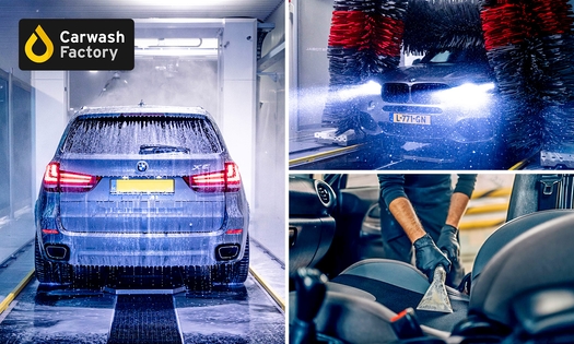 Complete autowasbeurt + interieurreiniging + koffie