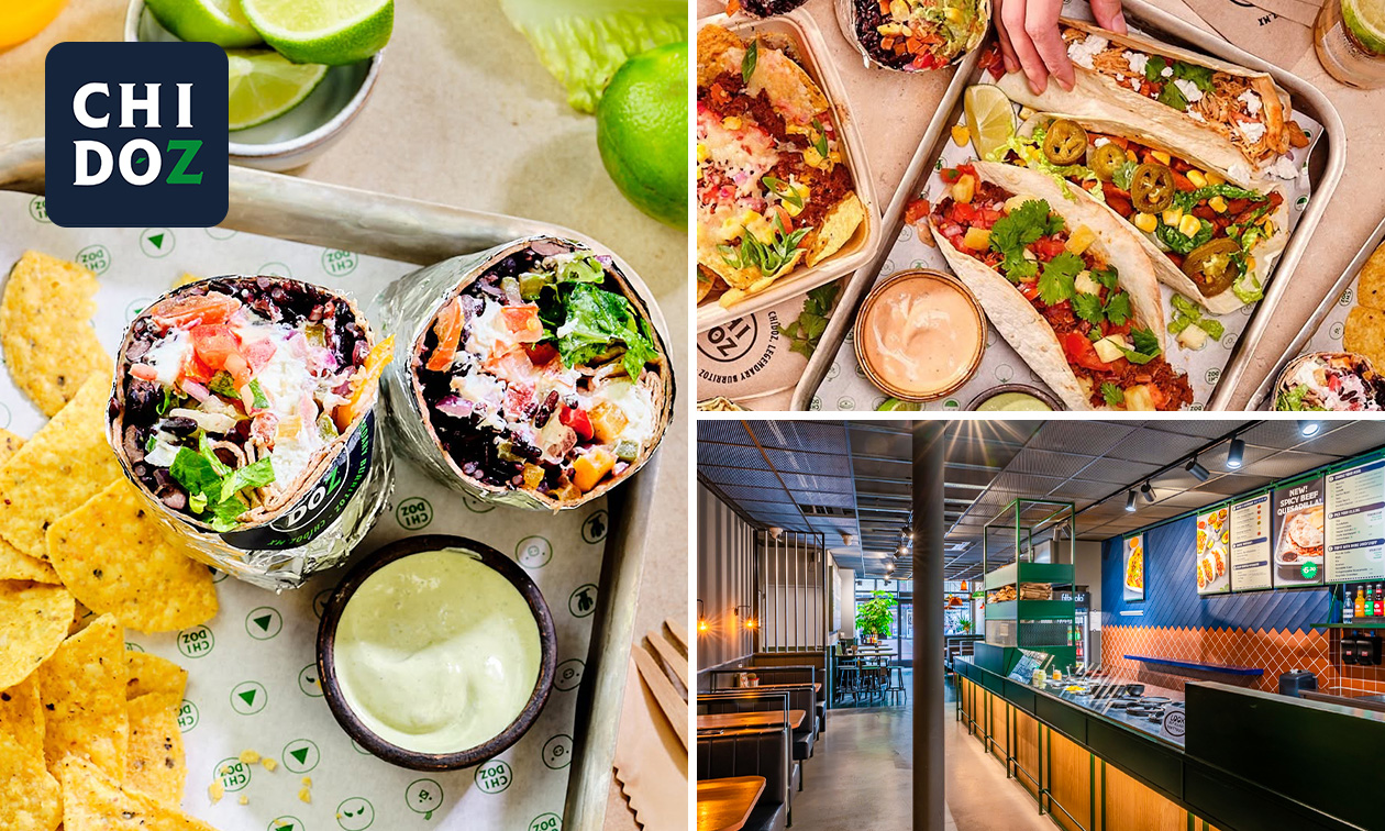 Burrito + drankje bij Chidóz in Haarlem