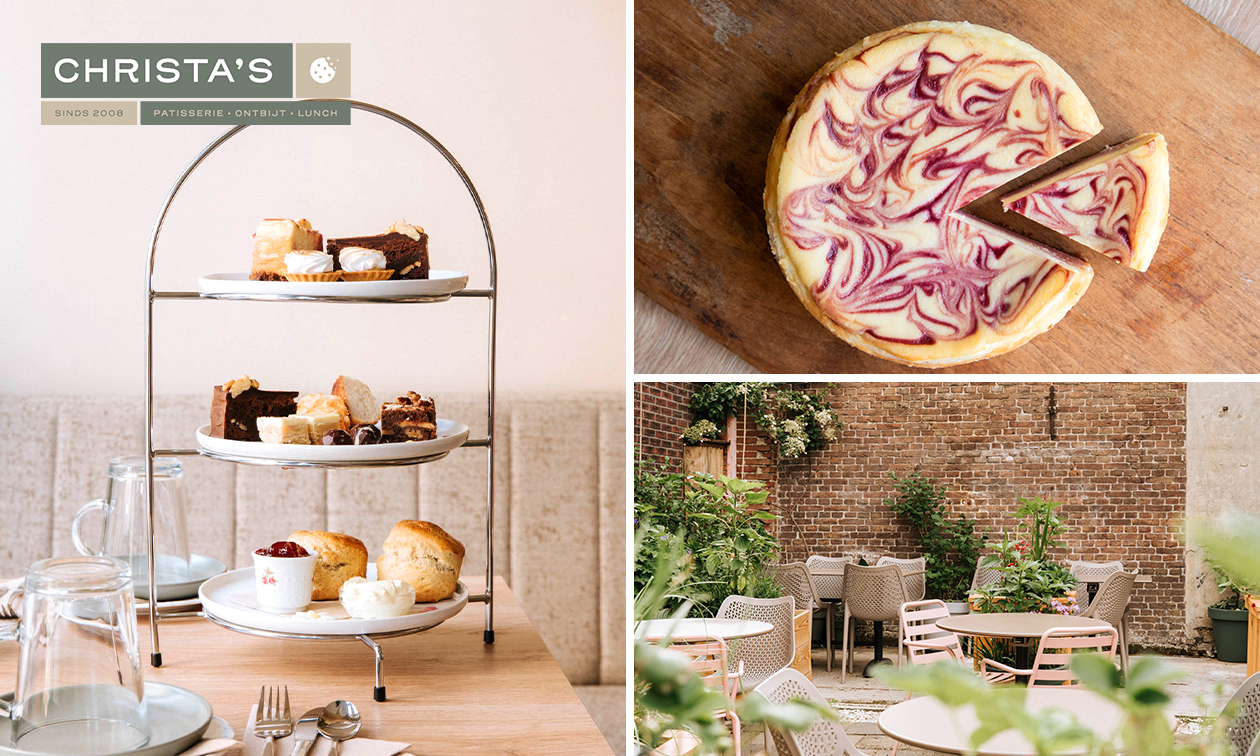 Zoete proeverij + drankje bij Christa's Cookies