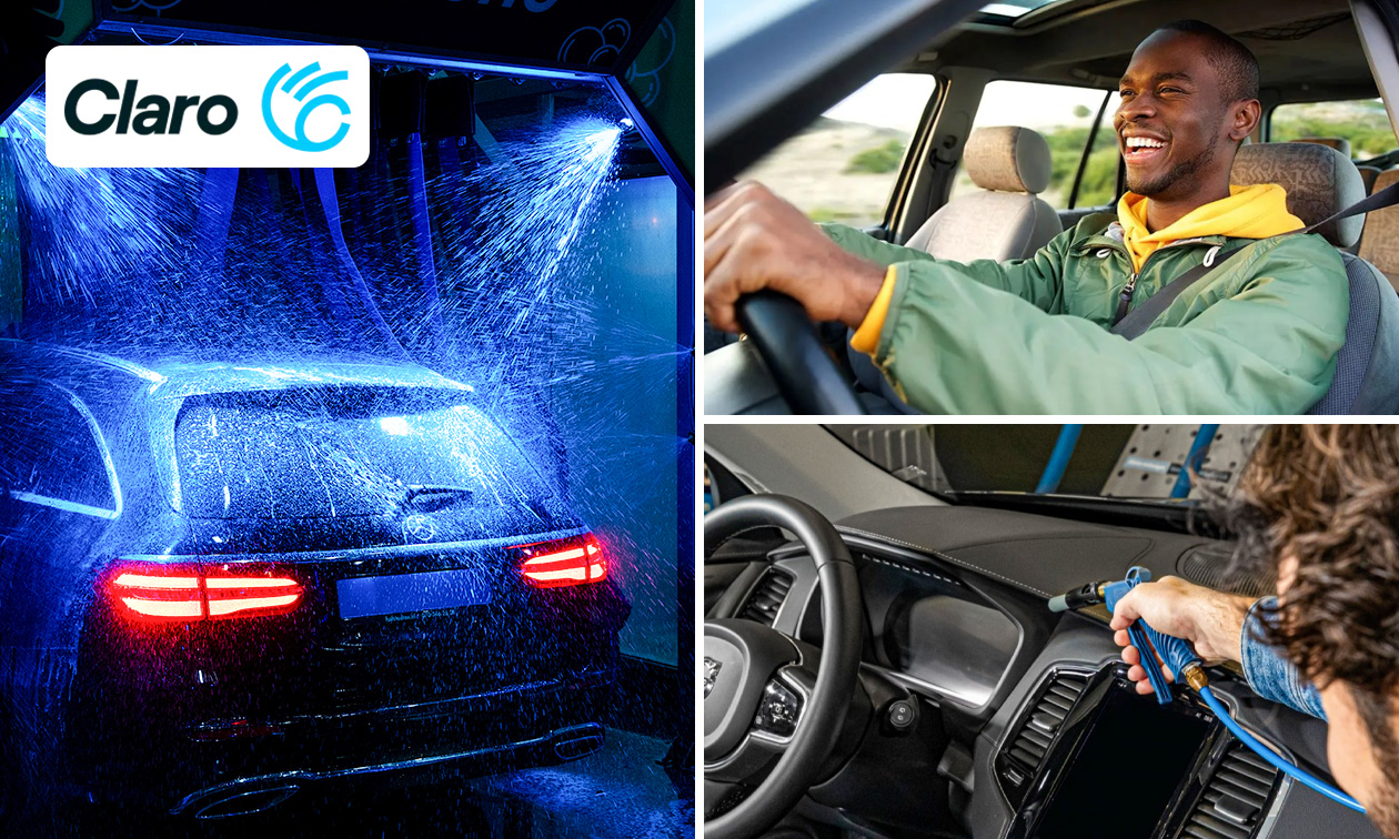 4 weken onbeperkt abonnement voor autowasbeurten bij Claro Carwash