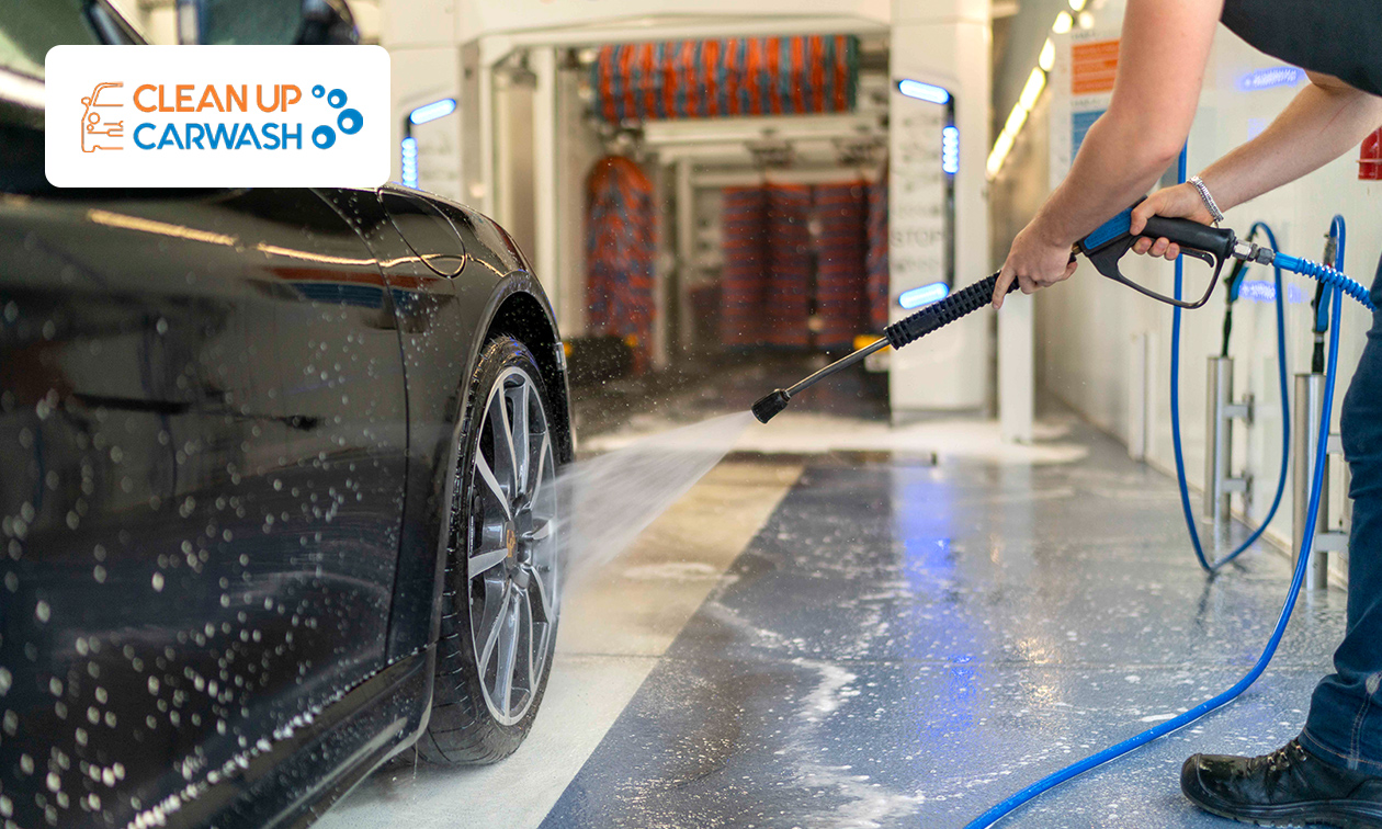 Uitgebreide autowasbeurt bij Clean Up Carwash Kerkrade