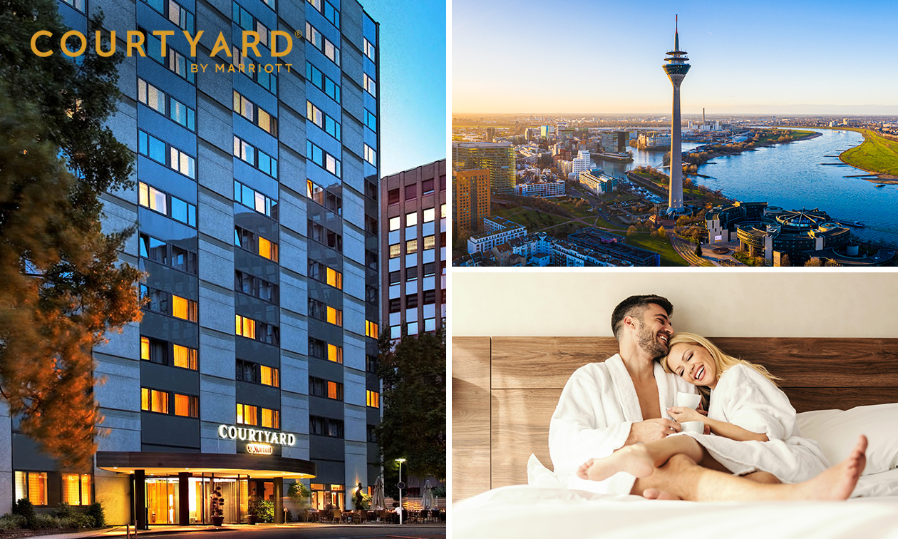 Overnachting voor 2 + ontbijt in Düsseldorf-Seestern