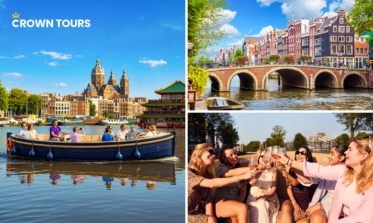 Bootcruise door Amsterdam (1 uur) + evt. cocktails