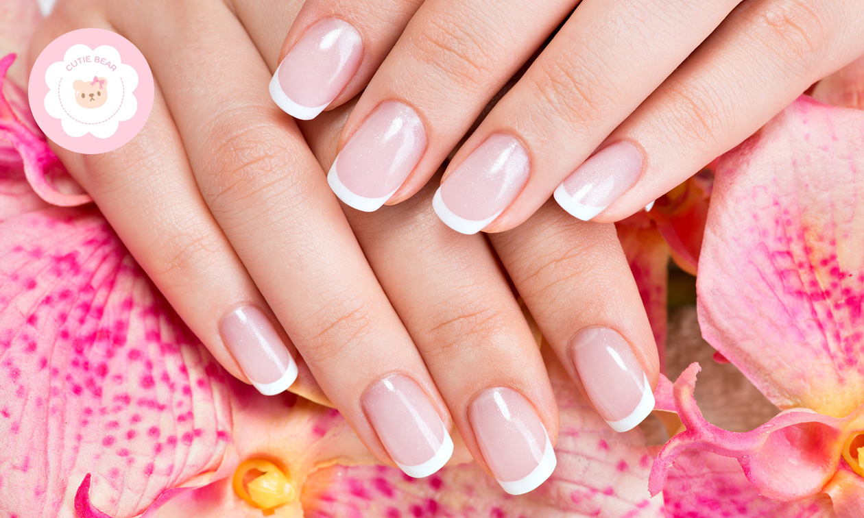 Mini-manicurebehandeling + BIAB of gellak Mini-manicurebehandeling + BIAB of gellak