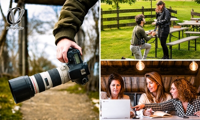 Portret- of familieshoot (30 min) voor 1 of 2 pers. op locatie naar keuze + bewerkte digitale foto's