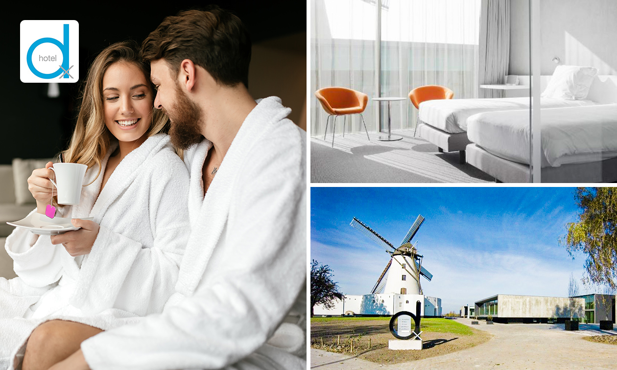 Overnachting voor 2 + ontbijt + cava + evt. wellness in Kortrijk