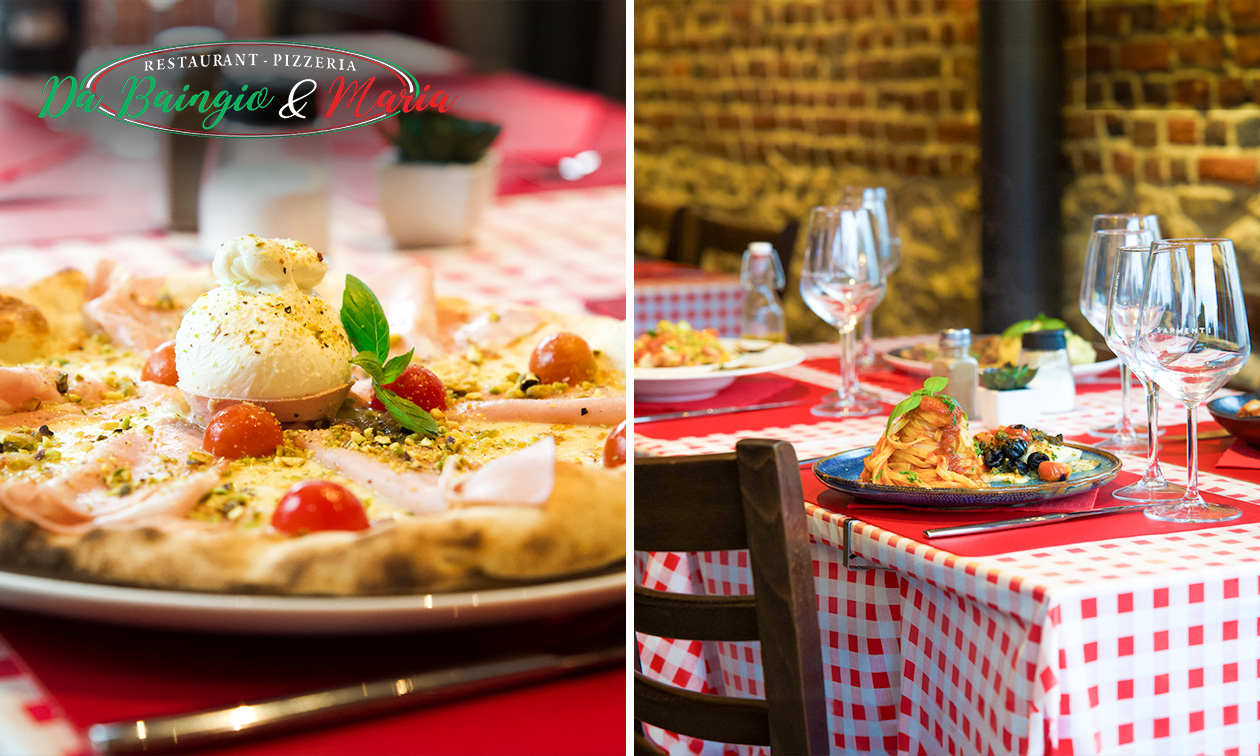 Menu en 2 ou 3 services à la carte chez Da Baingio & Maria