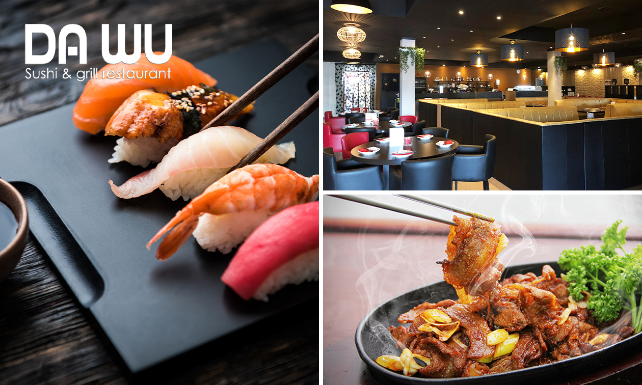 All-You-Can-Eat & Drink (2,5 uur) bij Da Wu Sushi & Grill