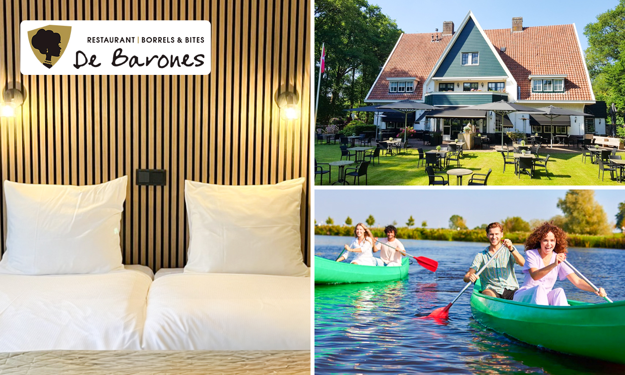 Overnachting(en) voor 2 + late check-out + streekproduct in Dalfsen