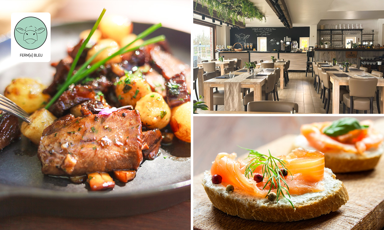 3-gangenlunch of -diner à la carte