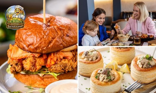 2-gangen keuzelunch bij De Buren Zevenbergen