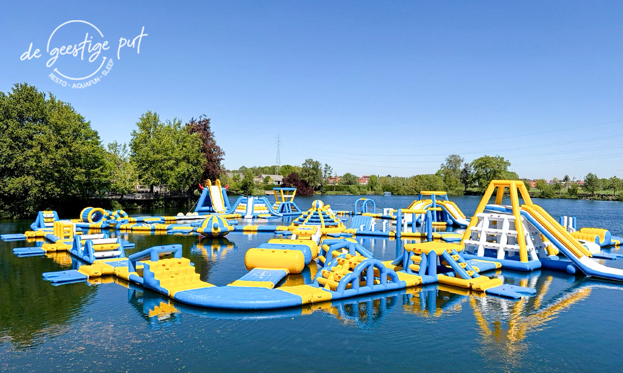 Entree aquapark (1 uur) + ijsje + drankje of klimbos (1,5 tot 2 uur) + drankje + evt. zipline