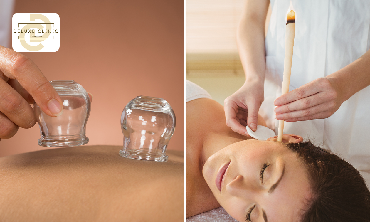 Oorkaarsbehandeling of massage naar keuze (30 of 60 min)