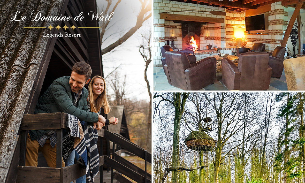 Overnachting voor 2 + ontbijt + late check-out + welkomstdrankje in het hart van de natuur