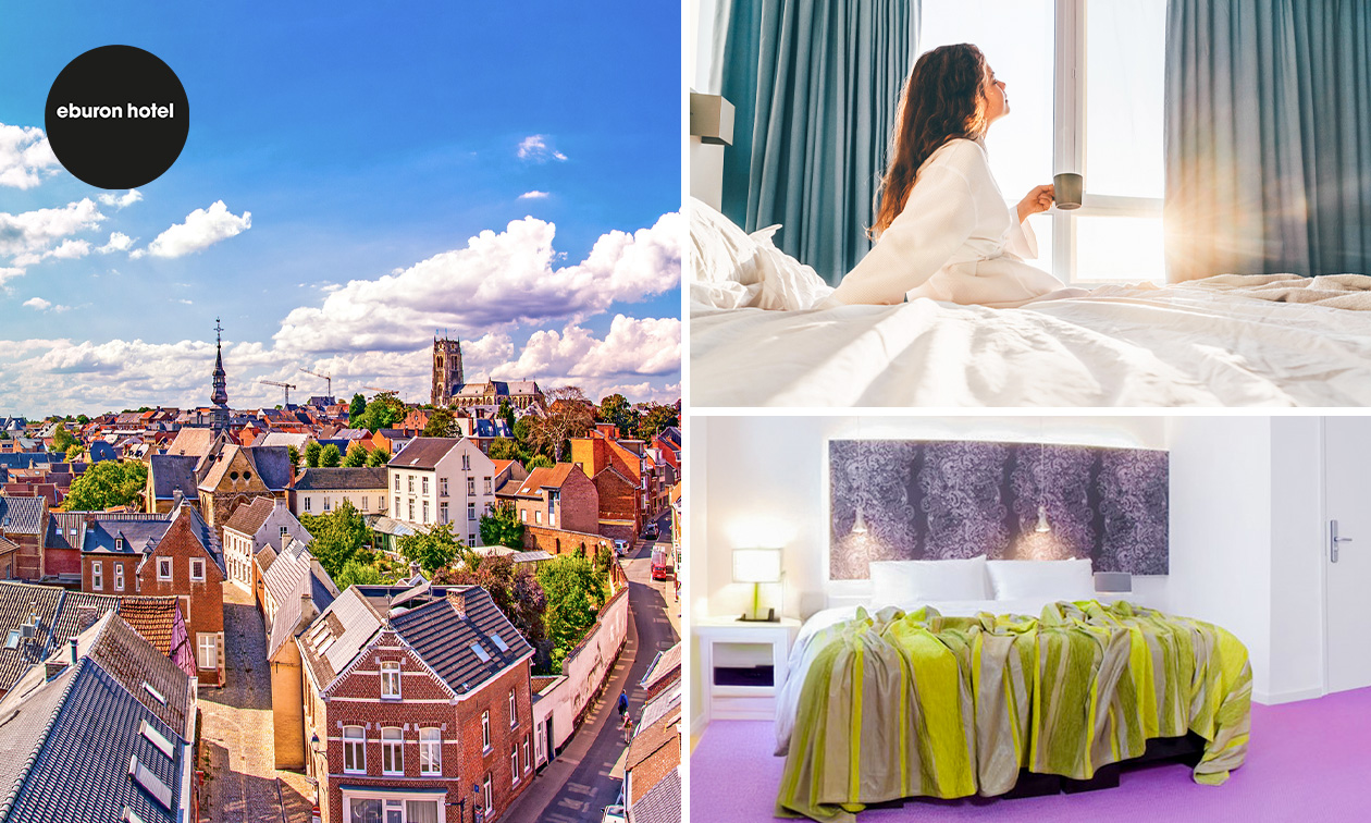 Overnachting voor 2 + ontbijt in hartje Tongeren