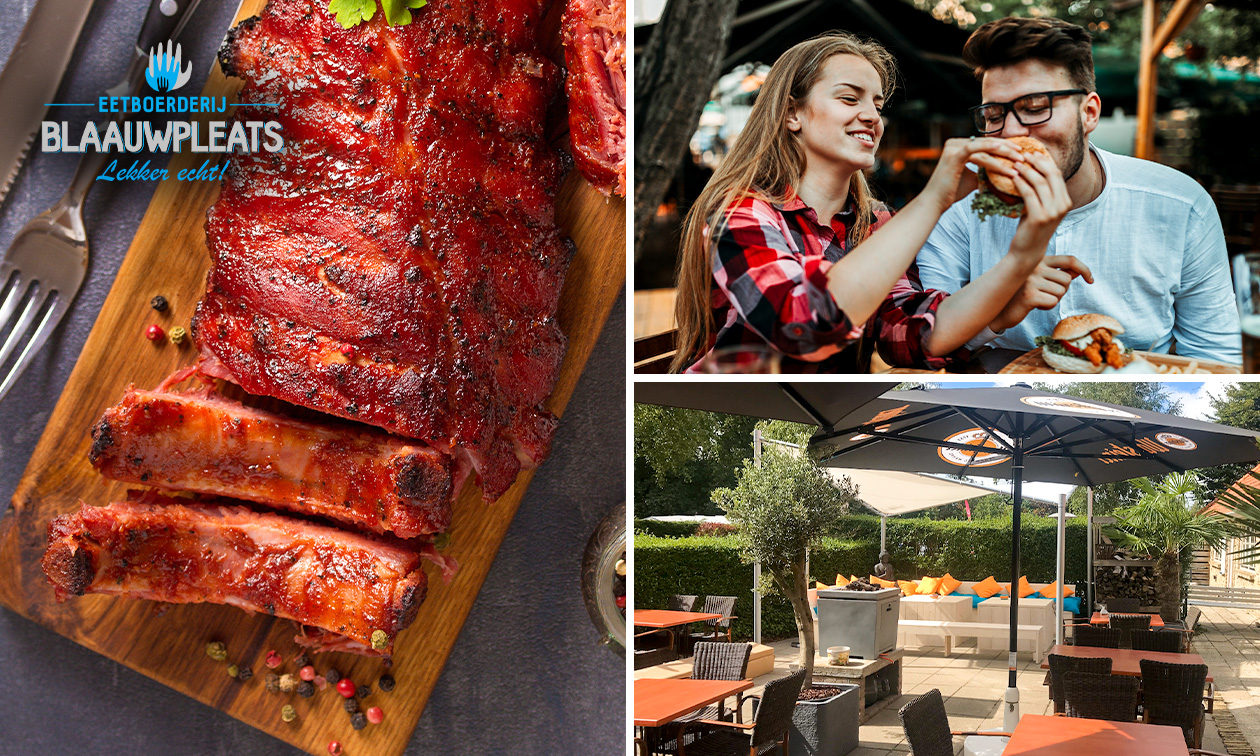 3-gangendiner à la carte of All-You-Can-Eat paasbrunch in een historische boerderij