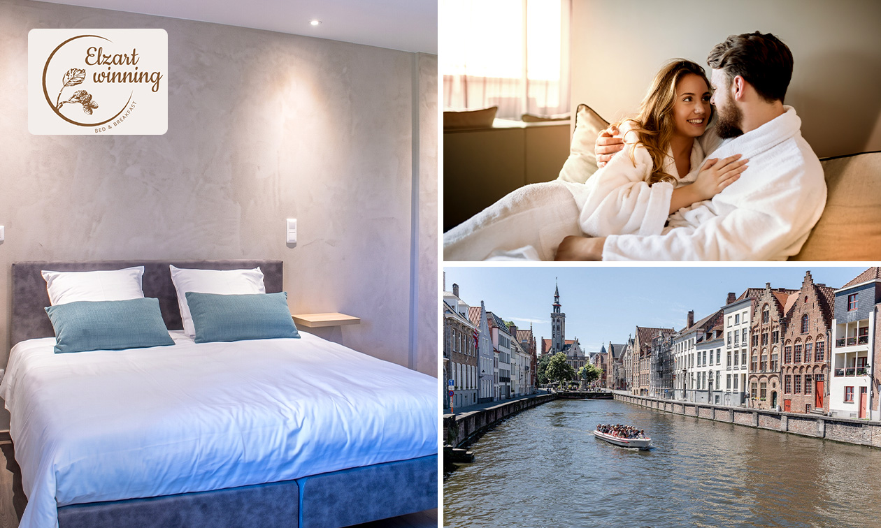 Overnachting voor 2 of 4 + luxe ontbijt inclusief cava bij Elzartwinning