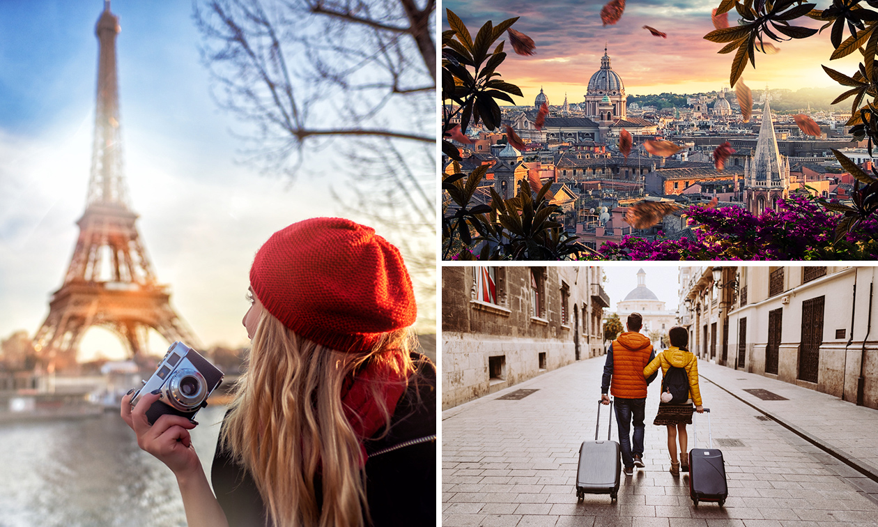 3-, 4- of 5-daagse verrassingsreis in Europa