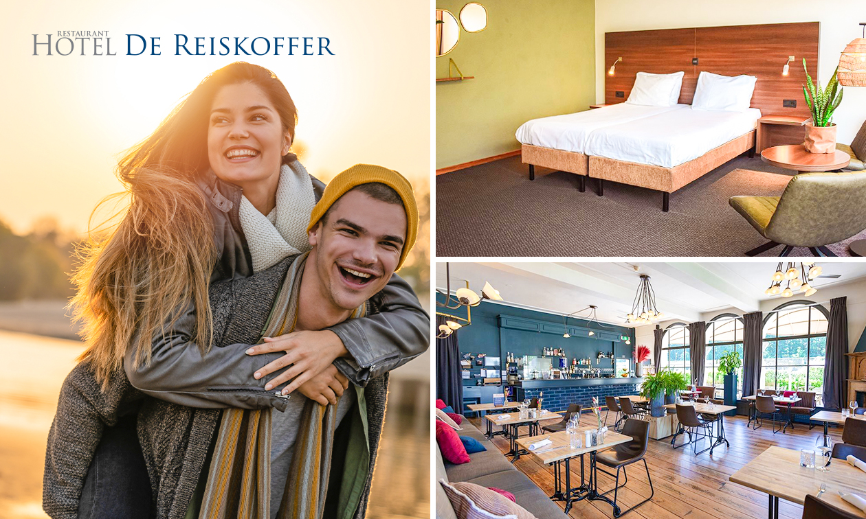 Overnachting(en) voor 2 + ontbijt + hoofdgerecht bij Fletcher