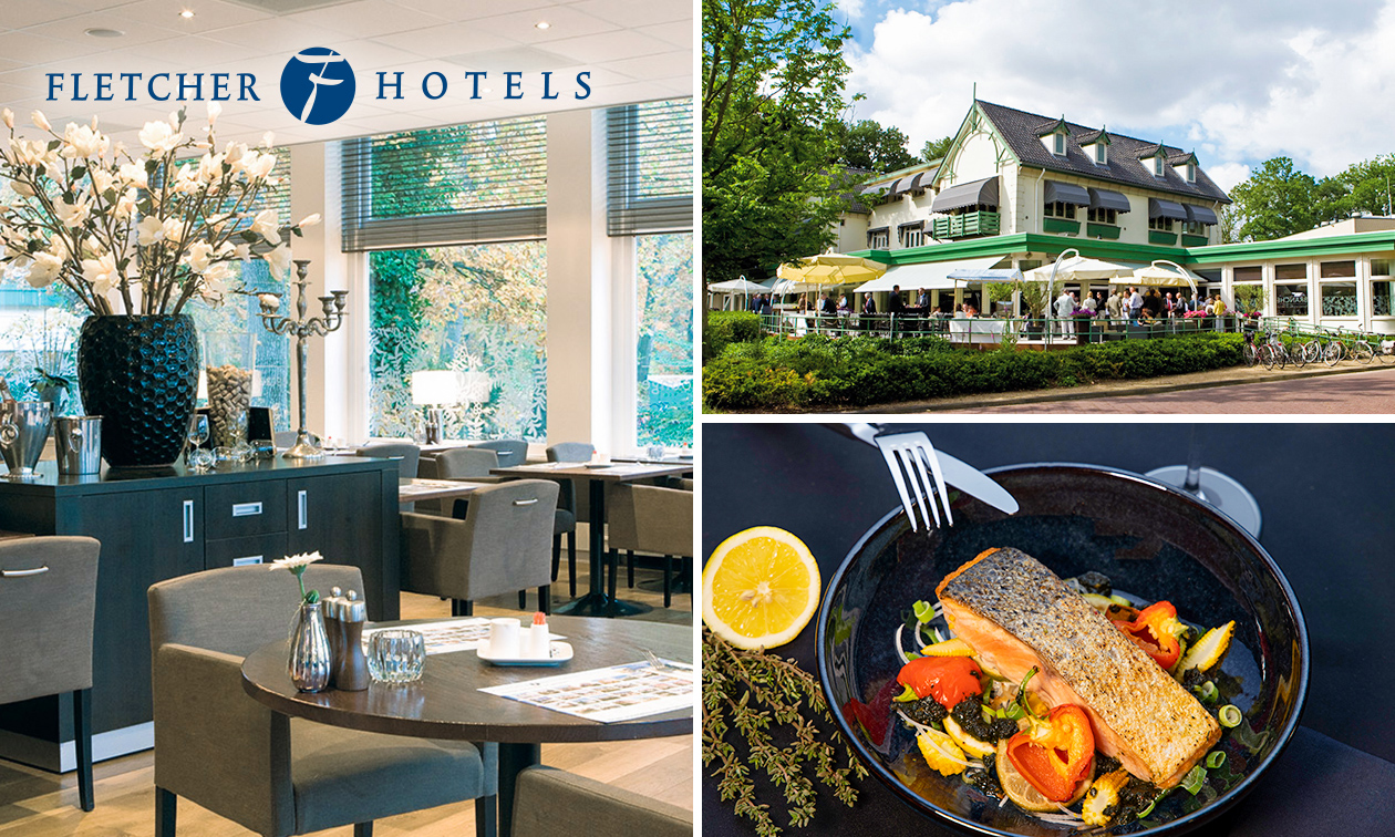 3-gangen Fletcher's Keuzemenu bij Fletcher Hotels