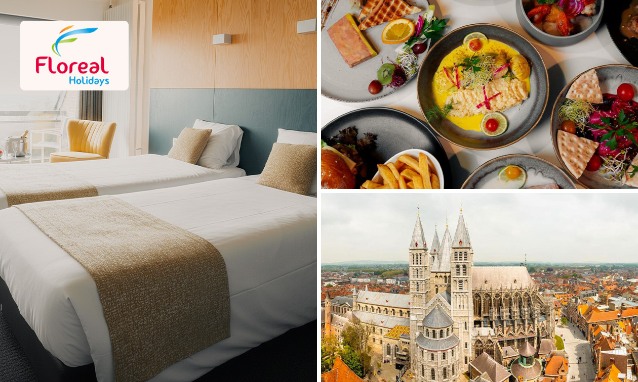 Overnachting voor 2 + ontbijt + early check-in en late check-out in de buurt van Doornik