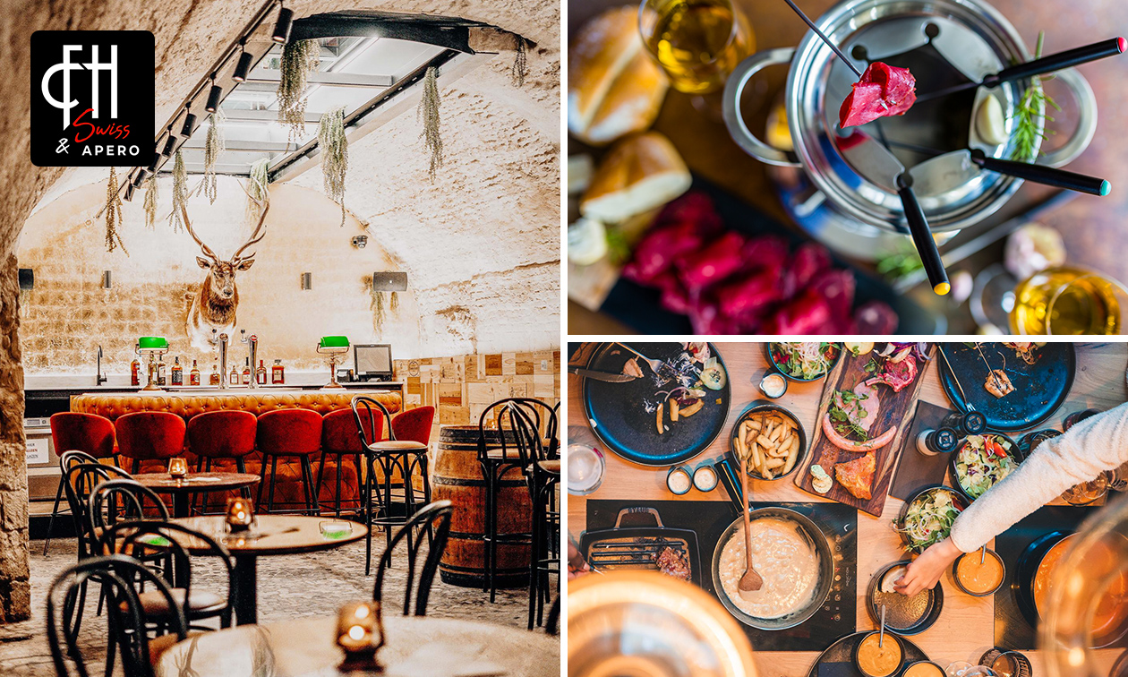 Vlees- of kaasfondue à volonté bij Fonduehuis en Grill Sint-Truiden