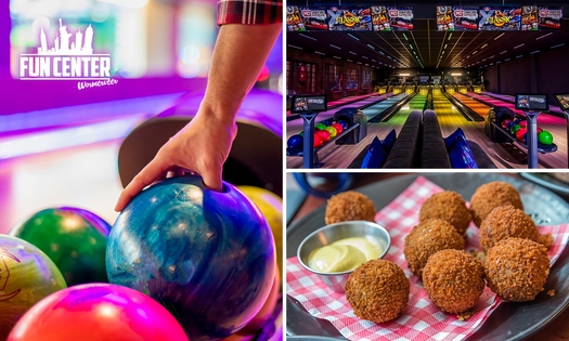 (Party)Bowlen (1 uur) voor 2 tot 7 personen + portie bittergarnituur