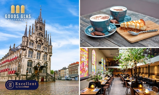 Stadswandeling + koffie met gebak + 2-gangenlunch bij Gouds Glas