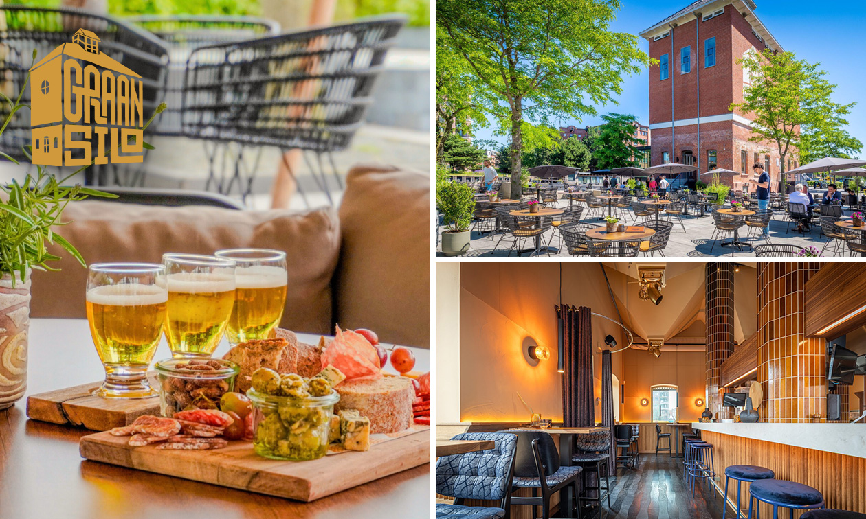 Borrelplank + bierproeverij bij Graansilo