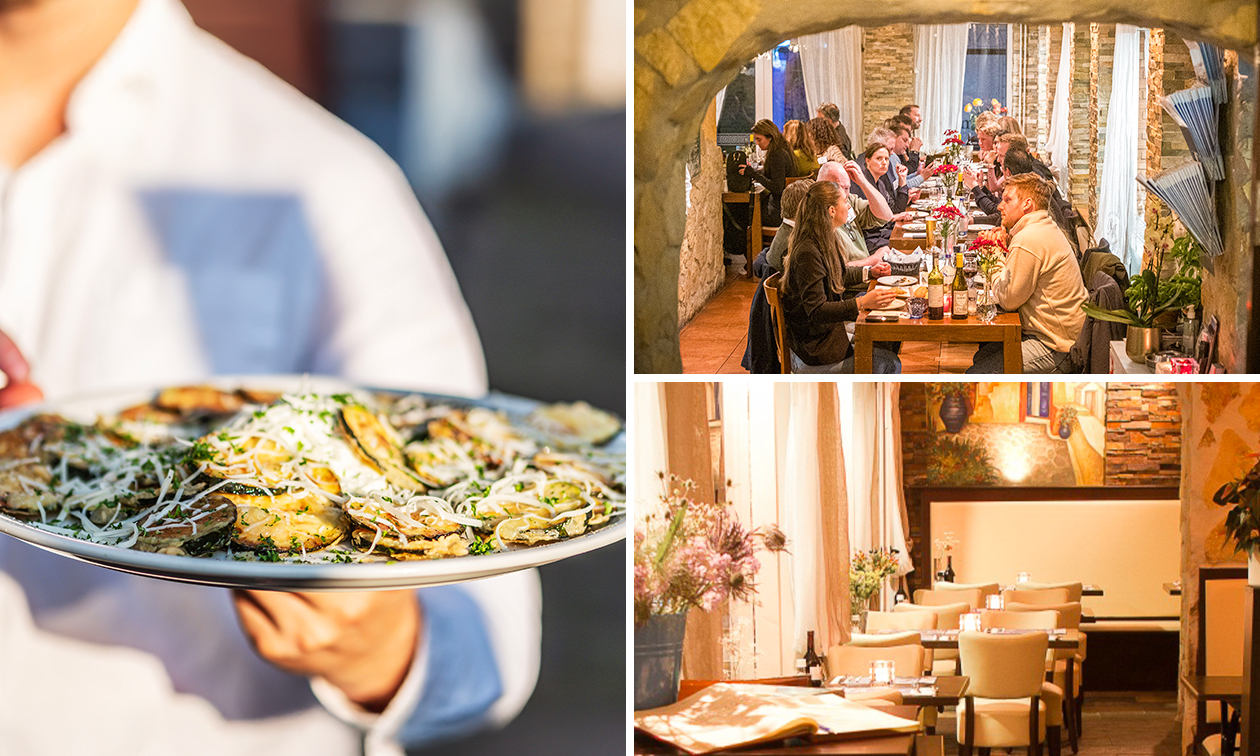 2- of 3-gangen Griekse shared proeverijlunch bij Grieks Restaurant Mylos in Alkmaar