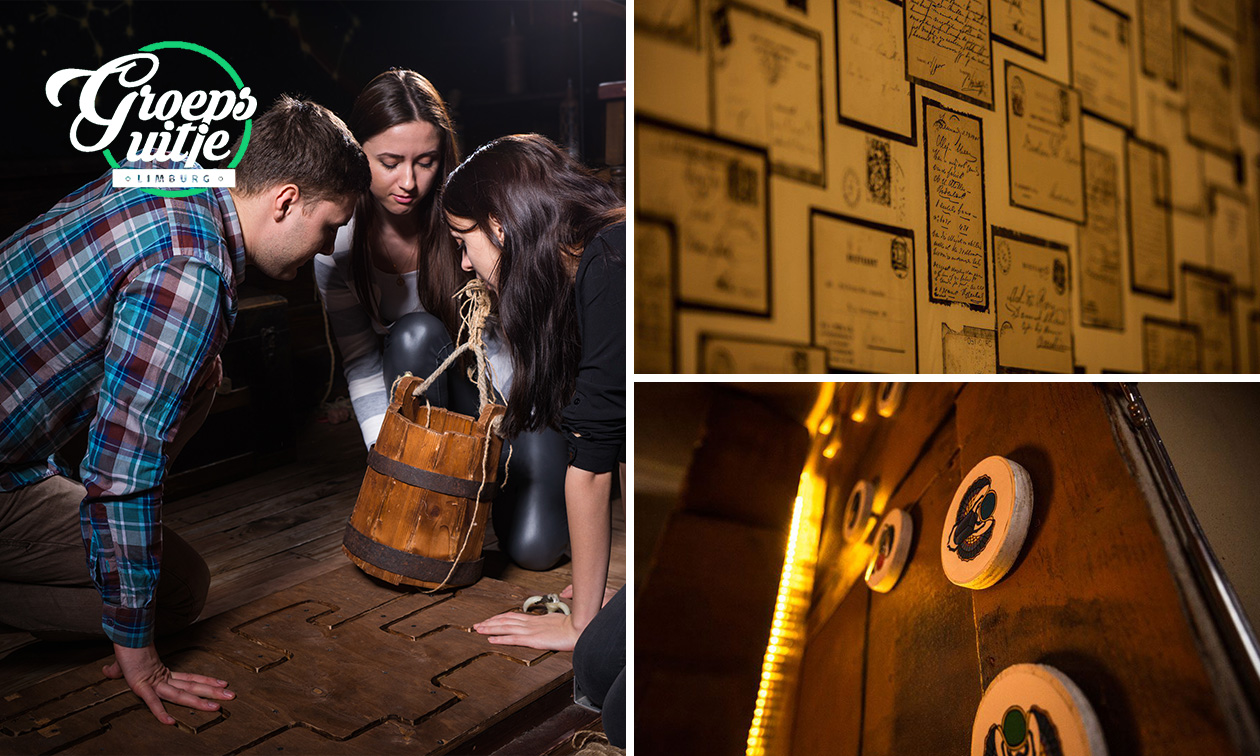 Escaperoom naar keuze (60 min) voor 4 tot 8 personen