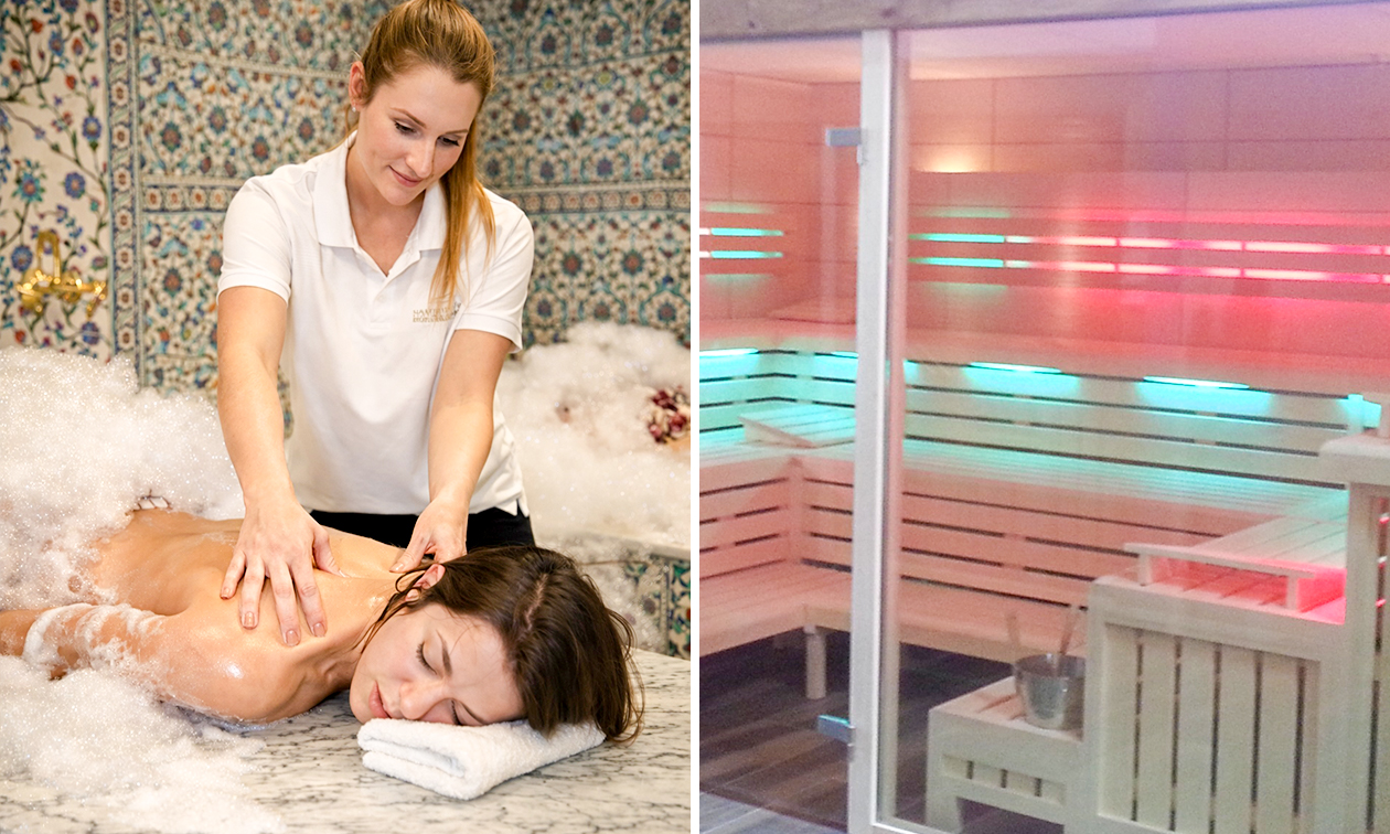 Sauna- und Hamam-Zugang inklusive Körperpeeling und Massage