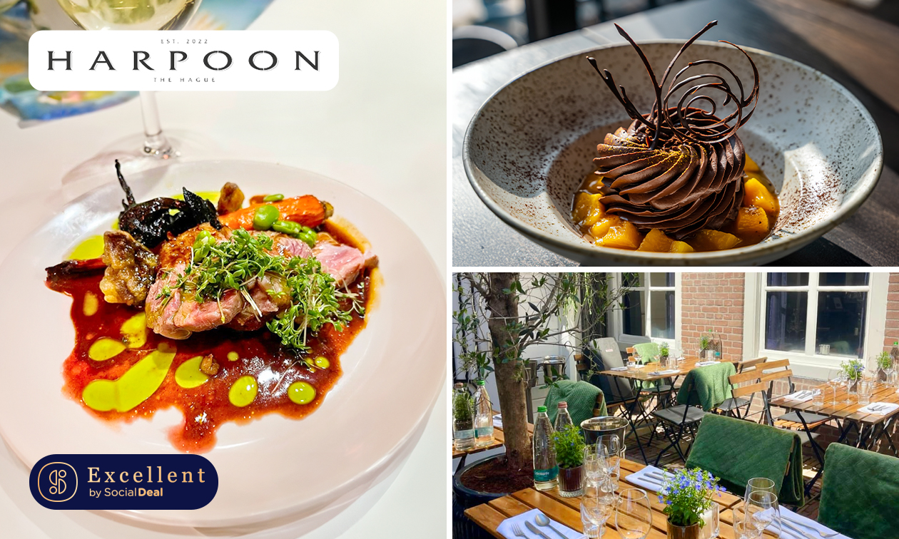 3-, 4- of 5-gangendiner van de chef bij Harpoon