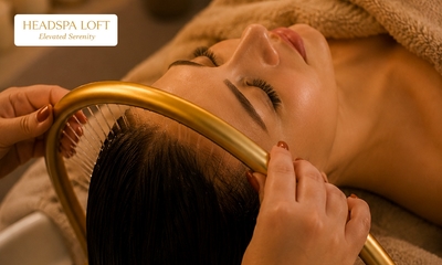 Ontspanningsmassage of head spa (60 min)